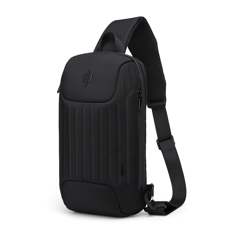 ozuko New Men's Chest Bag Casual Versatile Crossbody Bag Waterproof Anti-theft Men's Bag Crossbody Bag High-end Feel