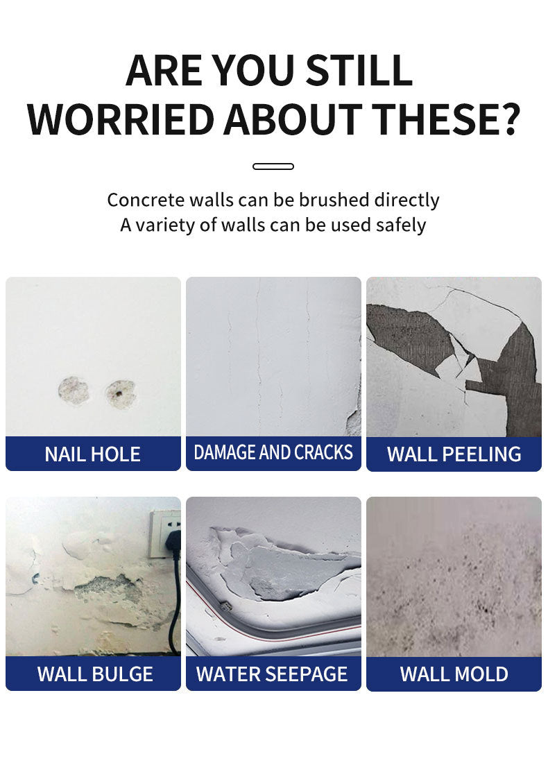 Wall Repair Paste for Repairing Wall Holes and Peeling, Household Putty Paste for Cracks and Nail Holes, White Wall Paste for Wall Repair