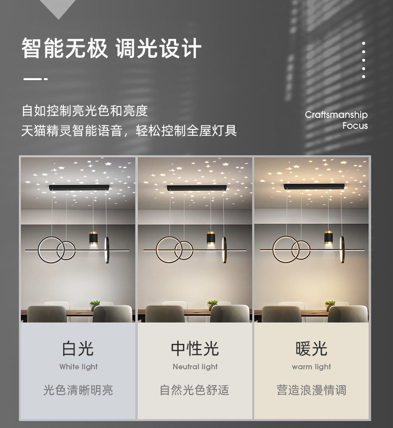 Restaurant Pendant Light Luxury Lighting Modern Minimalist Dining Room Table Bar Nordic Minimalist Pendant Creative Designer