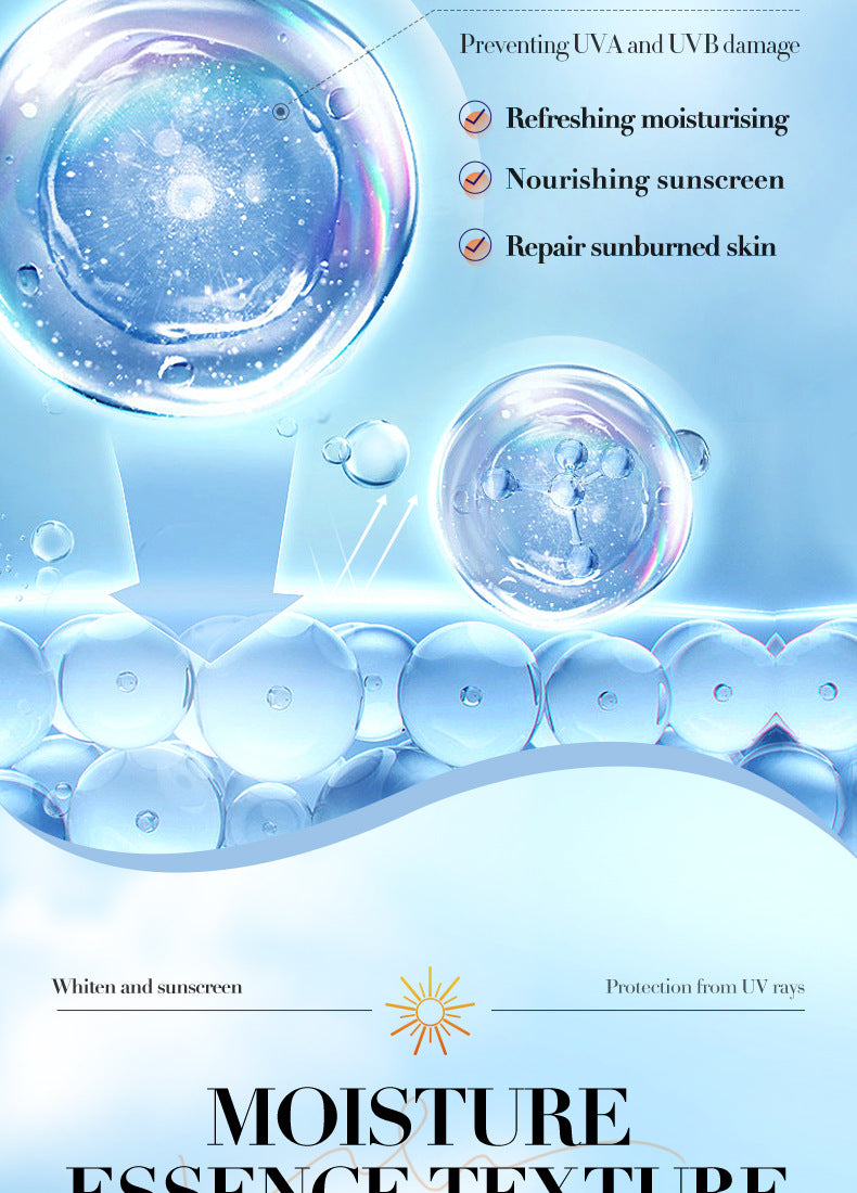 Sunscreen Whitening Essence50mlSADOER Refreshing and Non-Greasy Sunscreen Essence Cross-Border Wholesale