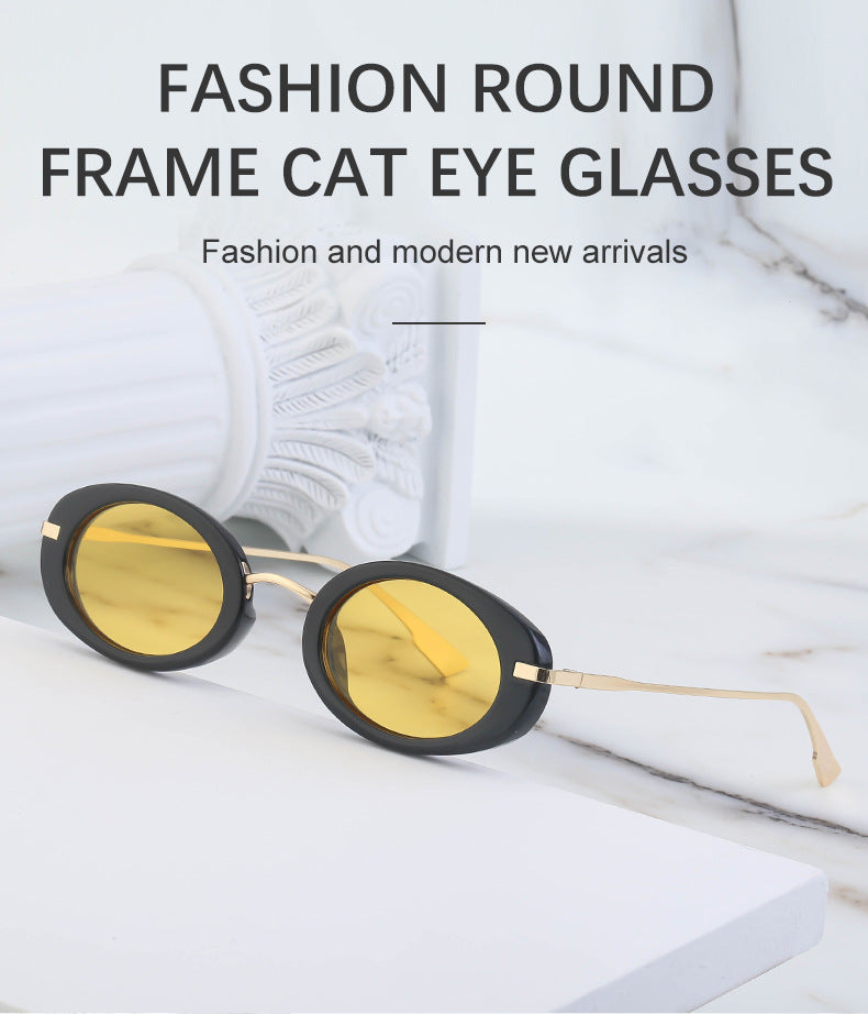 Vintage Steampunk Style Sunglasses for Women Trendy High-End Small Frame Sunglasses for Men Wholesale