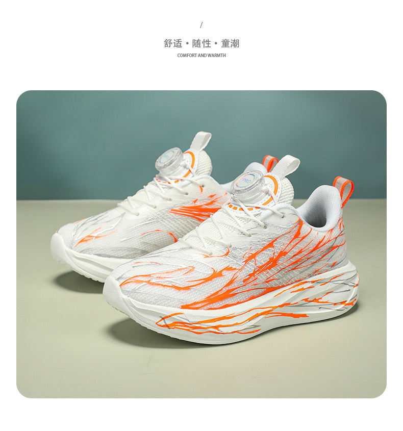 New children's casual running shoes, soft and comfortable mesh shoes, anti-slip and wear-resistant professional running shoes for boys