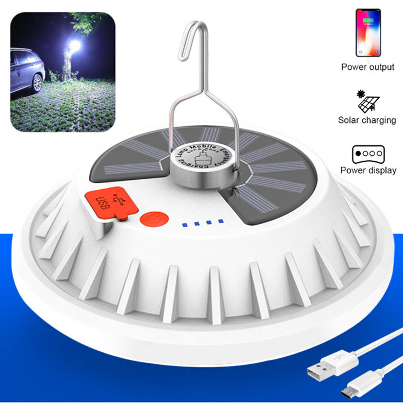 Special Ultra-Bright New Solar UFO Tent Light Outdoor Camping Light Night Market Stall Light Emergency Light