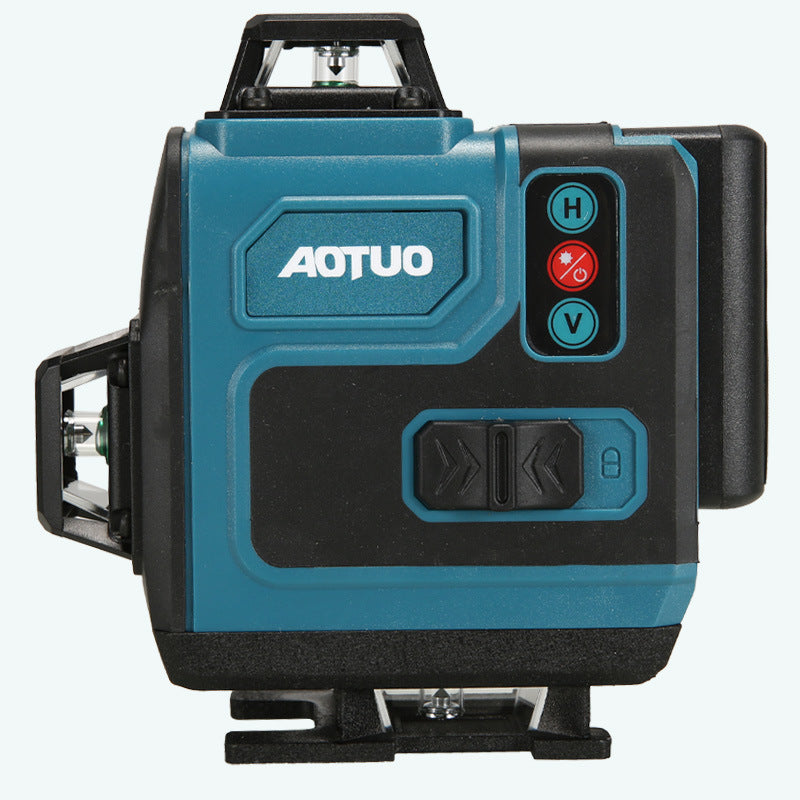 Wholesale16Green Line Laser Level Wall Level Floor Level Infrared Laser Blue High Precision Strong Light Level