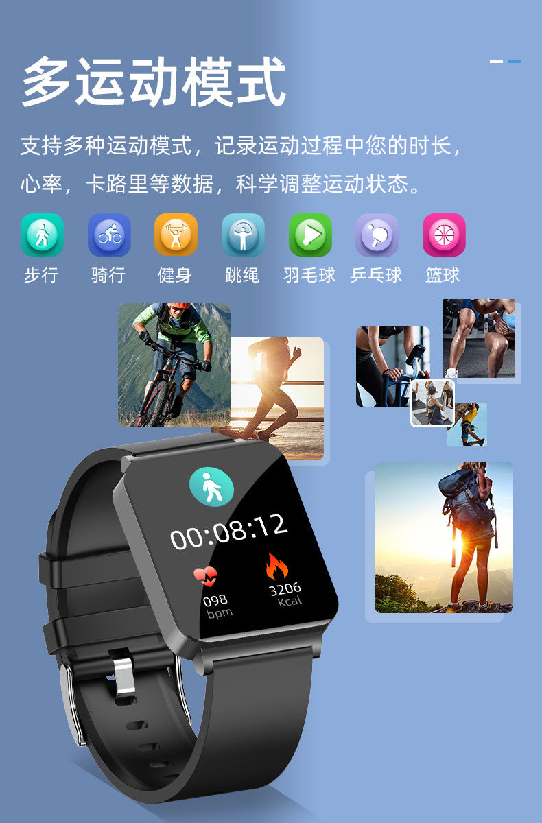 KS03Smart Watch Non-invasive Blood Glucose ECG ECG blood pressure blood oxygen temperature monitoring smartwatch manufacturer