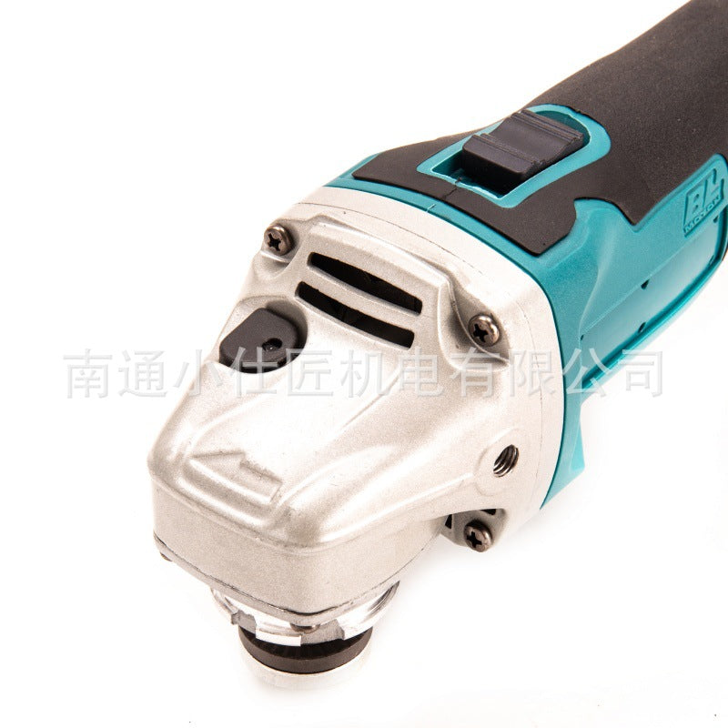 Cross-Border Foreign Trade Dropshipping Cordless Lithium Battery Angle Grinder High-Power Industrial Grade Cutting Grinding Angle Grinder for Home Use