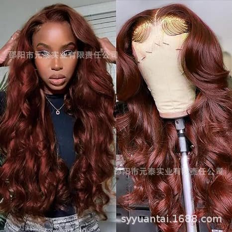99J Burgundy Lace Front Wigs Body Wave 13x4 Synthetic wigs