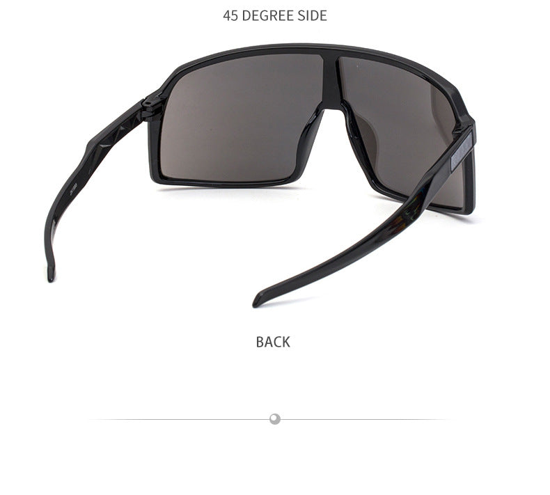 New Colorful Cycling Glasses for Men1998One-piece sunglasses European and American fashion outdoor sports sunglasses