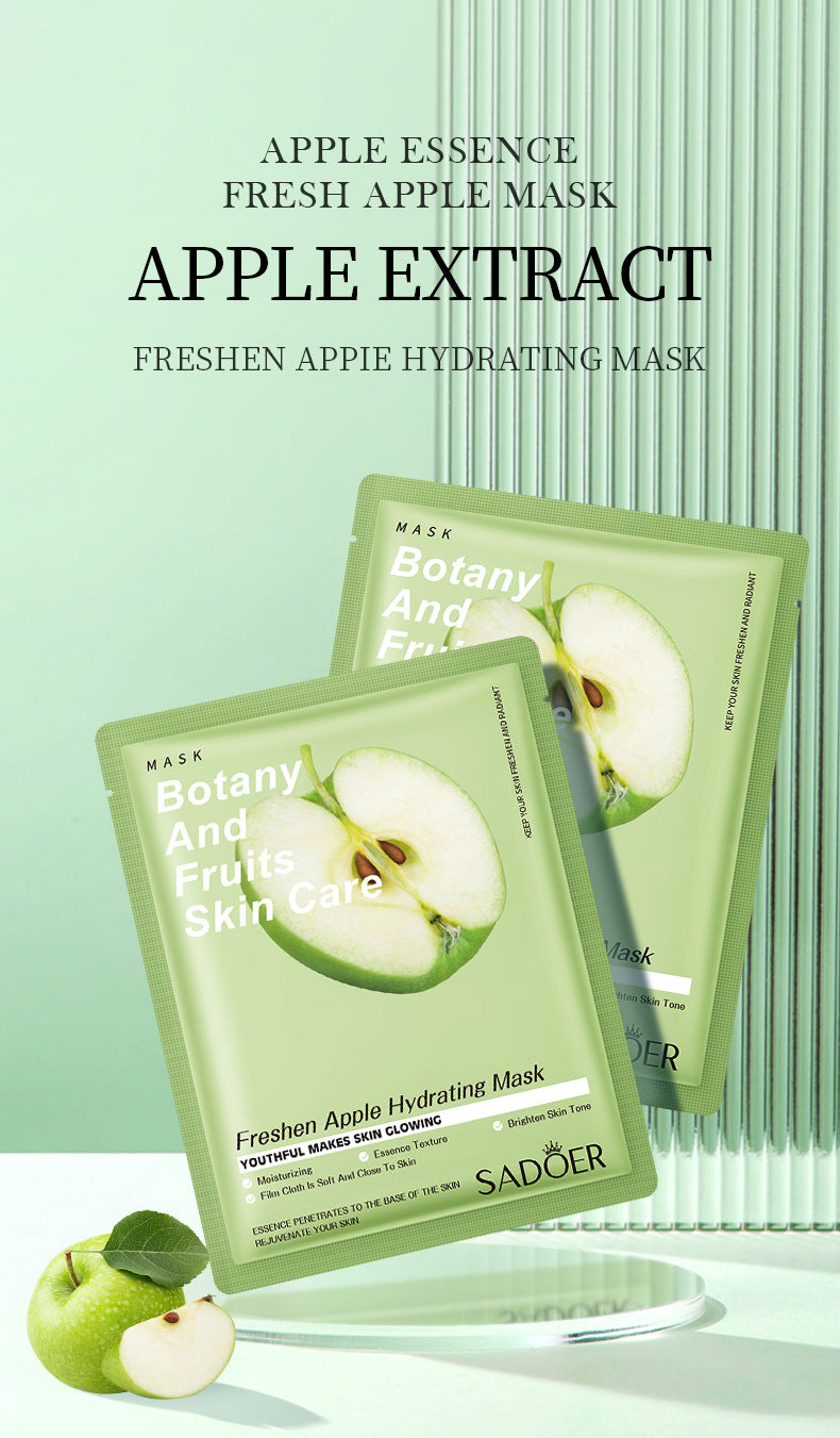 Fruit Mask SADOER Avocado Rose Hydrating Moisturizing Tablets Cross-border Foreign Trade Skincare Wholesale