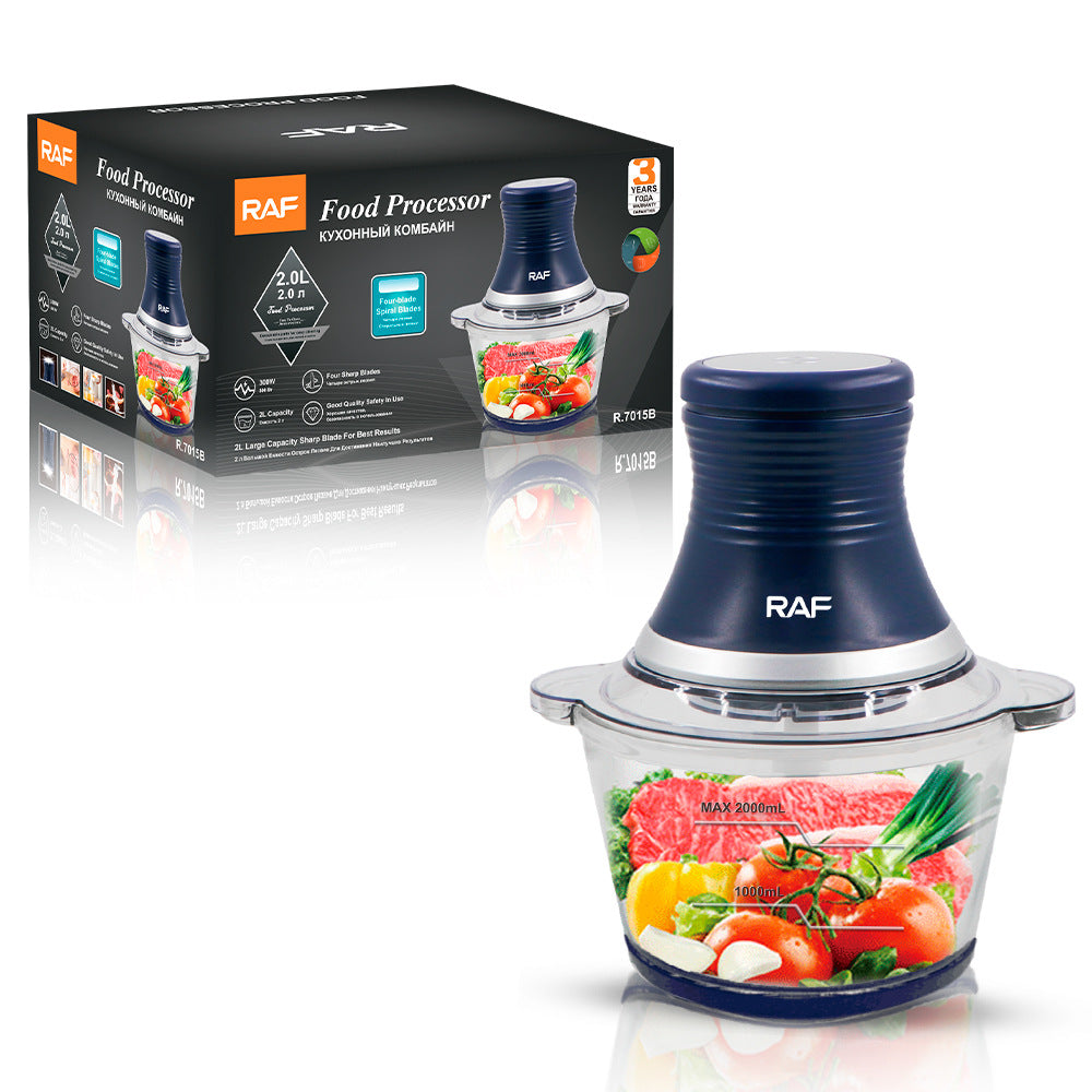 RAF European Standard Electric Meat Grinder Household Meat Mincer7015Multifunctional Food Processor Meat Grinder Meat Mincer2L