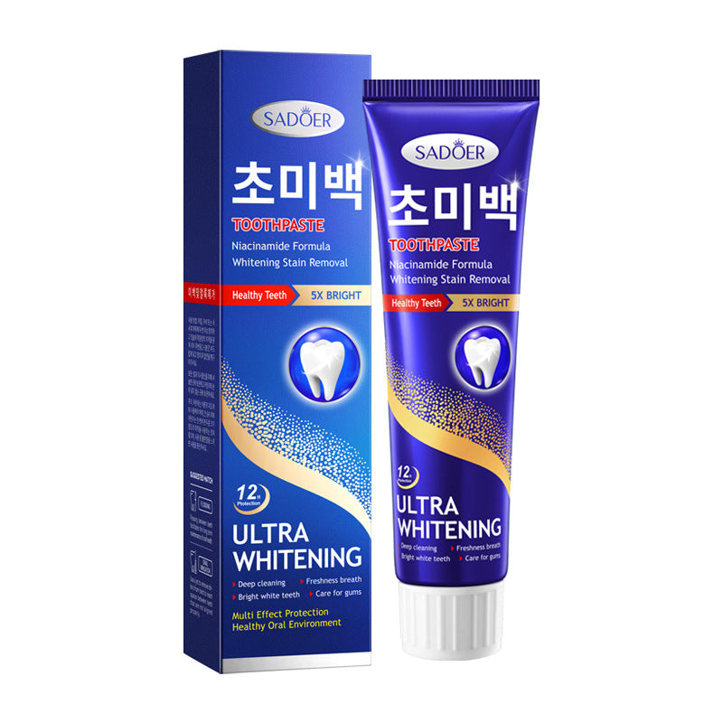 Amino Acid Cleansing Tooth Stains and Bad Breath Toothpaste SADOER Toothpaste Cross-Border Wholesale