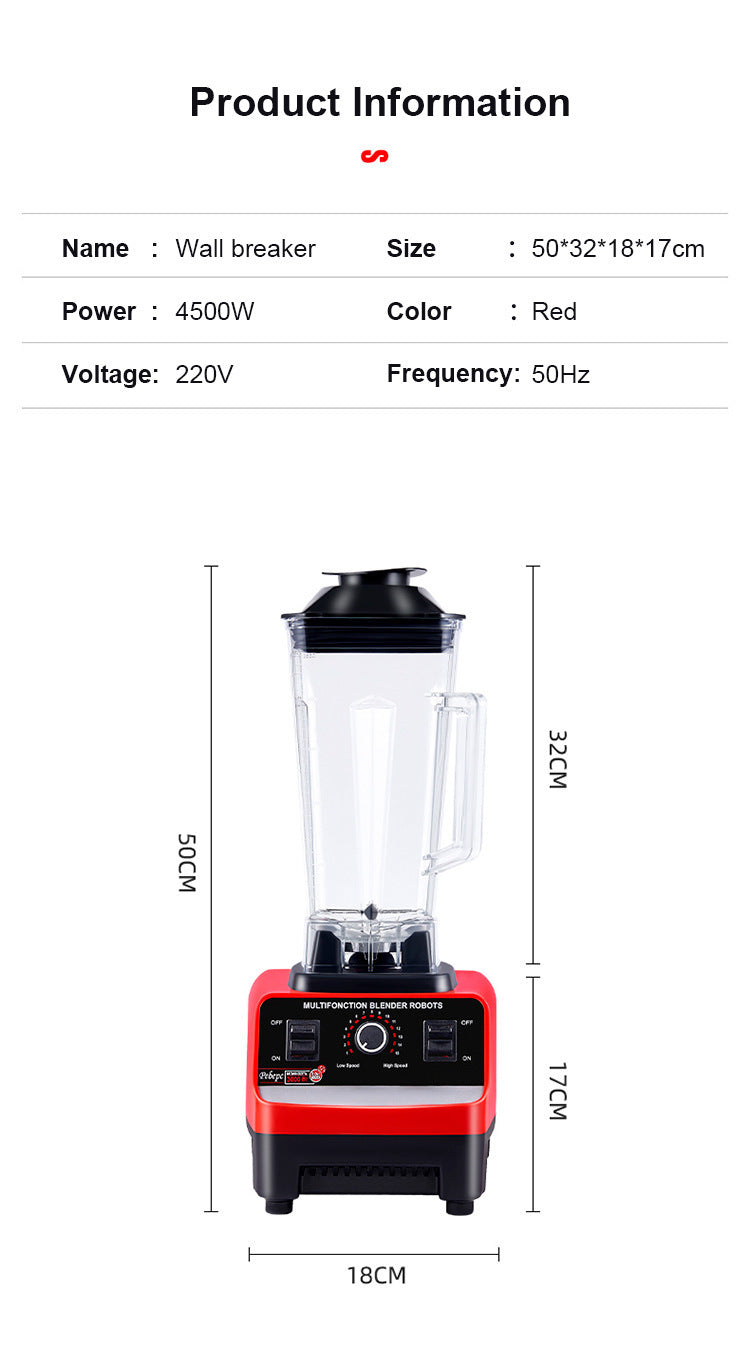 American Standard110Vblender Blender Multi-Functional Household Grinder Fruit and Vegetable Food Processor Juicer Mixer