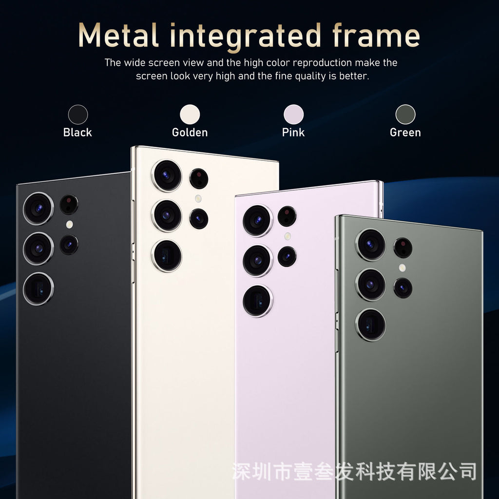 Global S24 Ultra Mobile Phone2+16 High-end7.3Inch Large Screen1300Pixel Android8 Hd