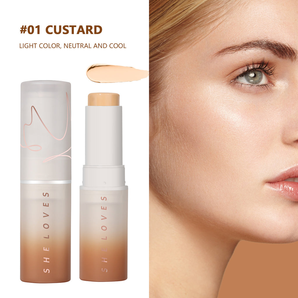 Exclusive Supply sheloves Matte Foundation Stick Concealer Foundation Liquid Non-Cakey Foundation Cream Long-Lasting Foundation Cream