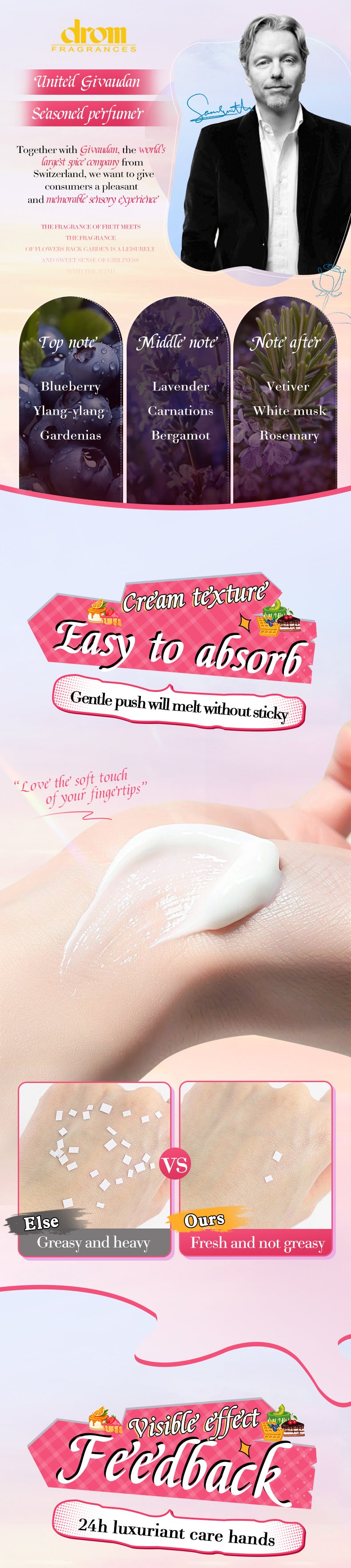 Fragrance Moisturizing Hand Cream Set BIOAOUA Autumn and winter moisturizing hand cream cross-border foreign trade wholesale