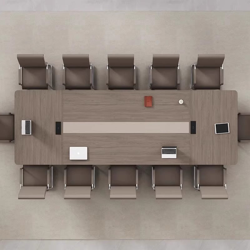 Conference Table Training Office Furniture Long Table Rectangular Table Office Large Simple Modern Meeting Table and Chair Set