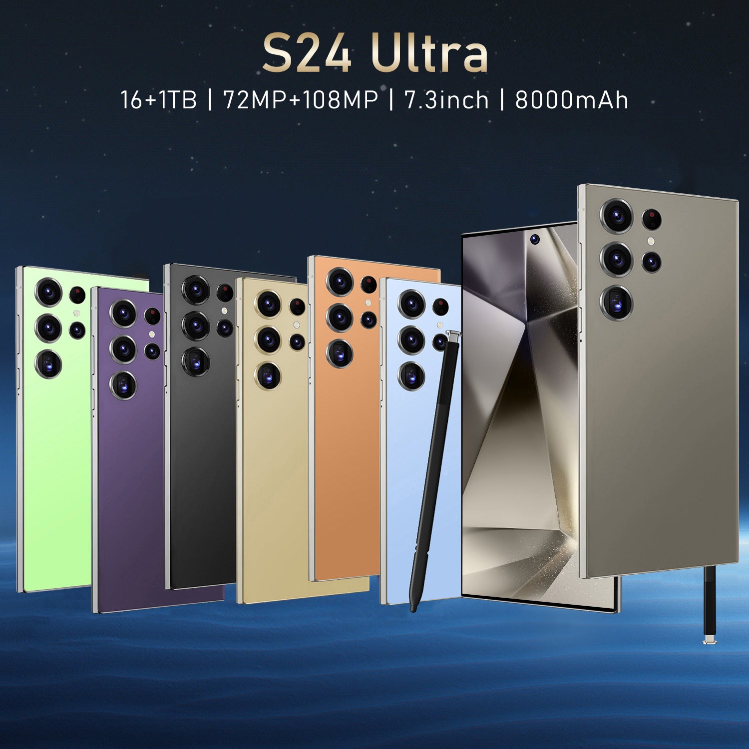 Exclusive Supply S24 Ultra Large Screen Smartphone16+1T Source Factory Direct Sales(Popular)