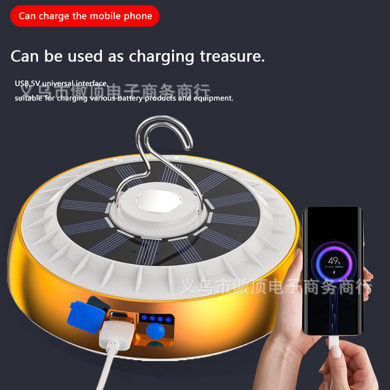 Multifunctional Camping Light Outdoor Camping Light Solar Tent Light LED Bulb USB Home Emergency Light