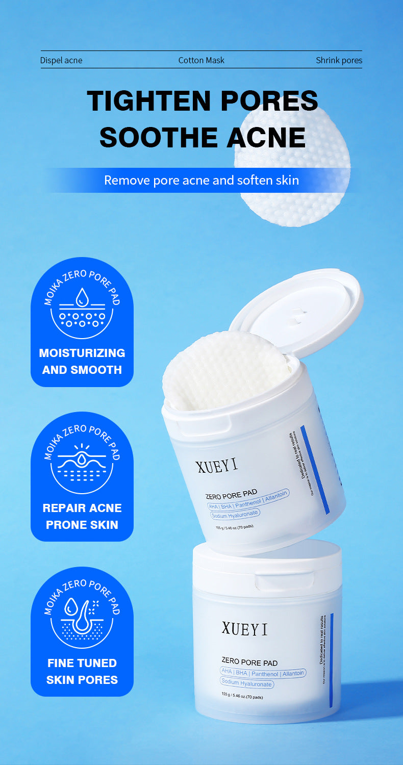 In Stock Full Salicylic Acid Facial Cleansing Pads Exfoliating Cleansing Cotton Pads Skincare Wholesale