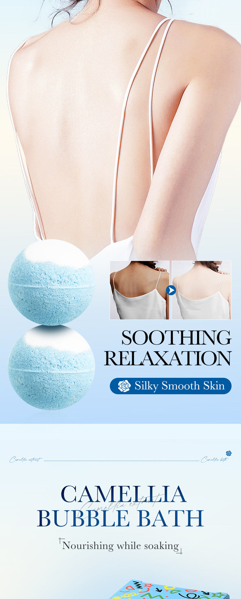 Rose Bath Salt Balls SADOER Deep Cleansing Body Universal Bath Ball Cross-Border Foreign Trade Wholesale