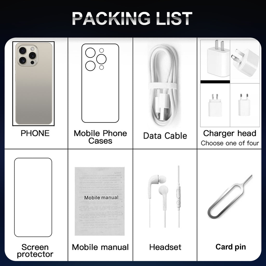 New Mobile Phone i5 ProMax Smartphone7.3Large Screen16+1T Android Factory Price(Popular)