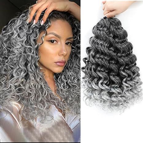 DeepWaveTwist Long Curly Hair Crochet Hair Extensions Afro Synthetic Hairpiece European and American Cross-Border Wholesale Fluffy