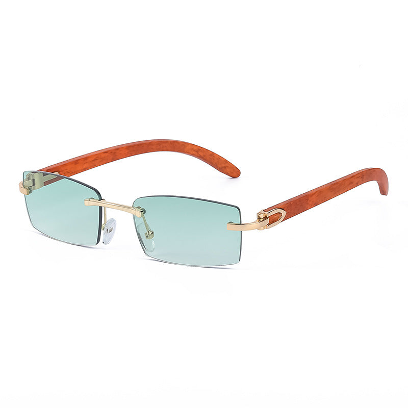 New Fashion Sunglasses for Men Ultra-Clear Frameless Sunglasses Ocean Lens Diamond Cut Edge Trendy Wholesale7533