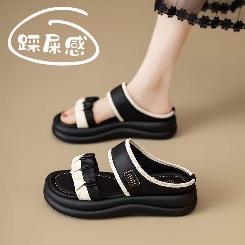 Women's French-style Sandals to Match Dress2025New Summer Versatile Open-Toe Sandals for Outdoor Wear