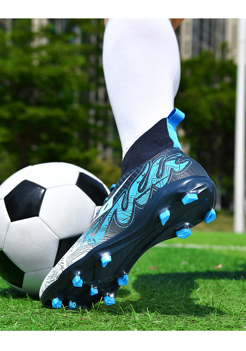CICERO High quality professional football shoes for men and women FG Long Spike Anti-Slip Wear-Resistant Youth Practical Competition Training Shoes