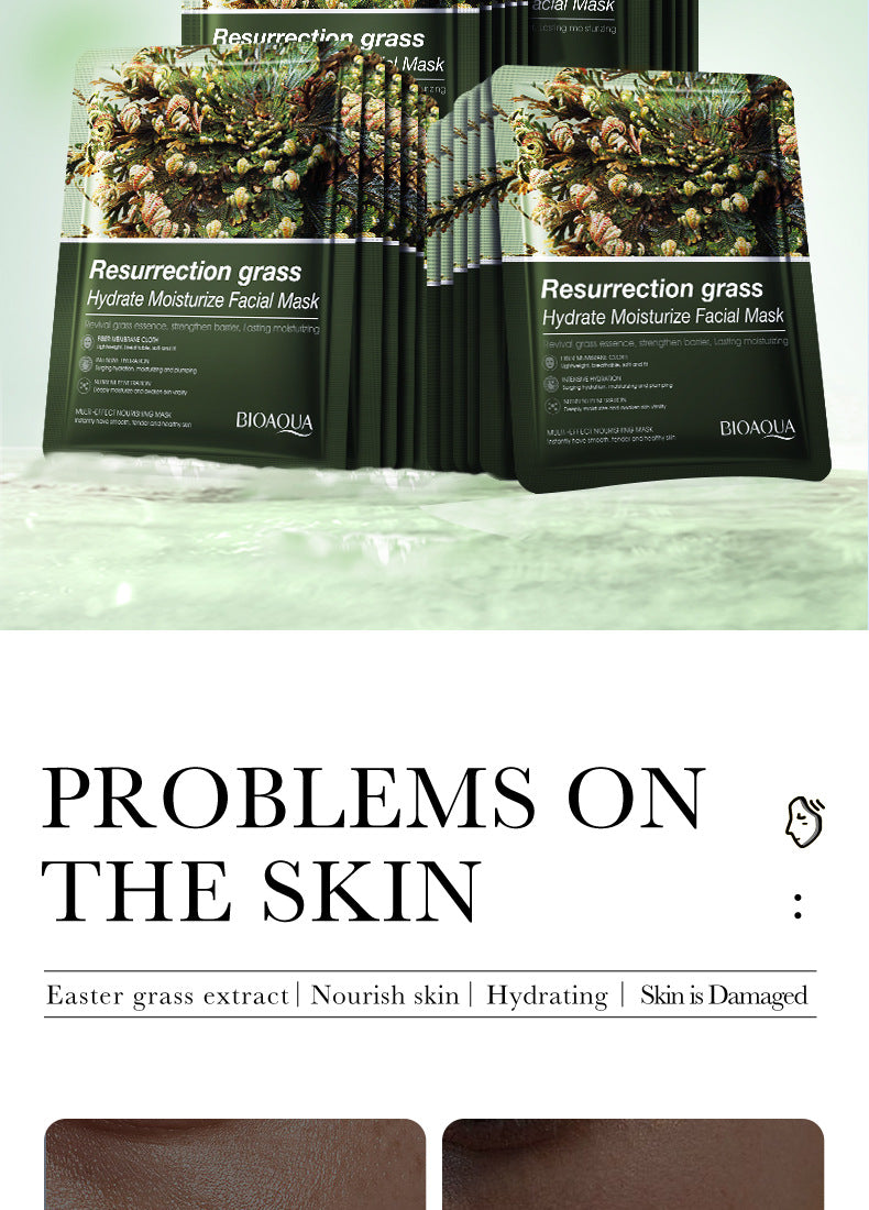 Full English Mask BIOAOUA White Truffle Moisturizing Caviar Nourishing Resurrection Grass Hydrating  Wholesale