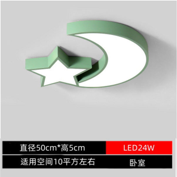 Macaron Children's Room Lighting Creative Boys and Girls Colorful Star Cloud Ceiling Light Kindergarten Bedroom Lamp