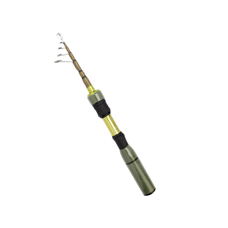 Ultra Short Mini Micro Rod Telescopic Lure Rod Portable Multi-Section UL Stream Mouth Rod Micro Lure Rod