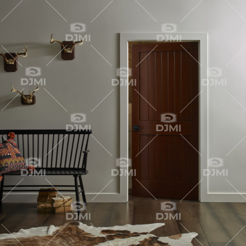 Indoor Wood Door Solid Interior Modern Doors Environmental protection Material