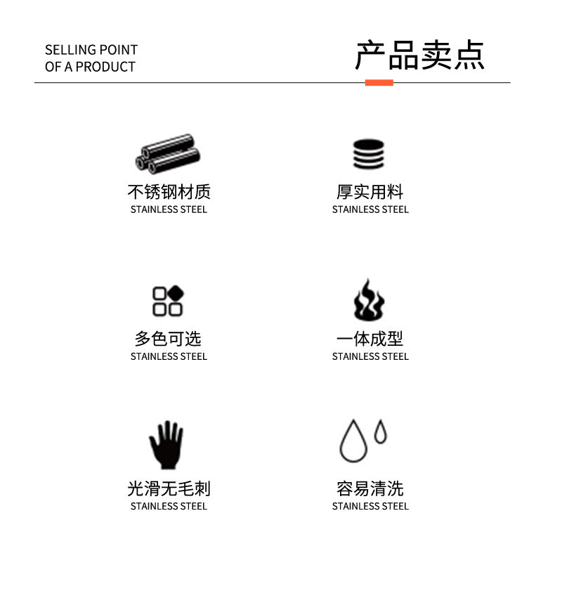 410Stainless Steel Portable Outdoor Camping Tableware Set304Stainless Steel Straw Knife Fork Spoon Chopsticks Seven-Piece Set