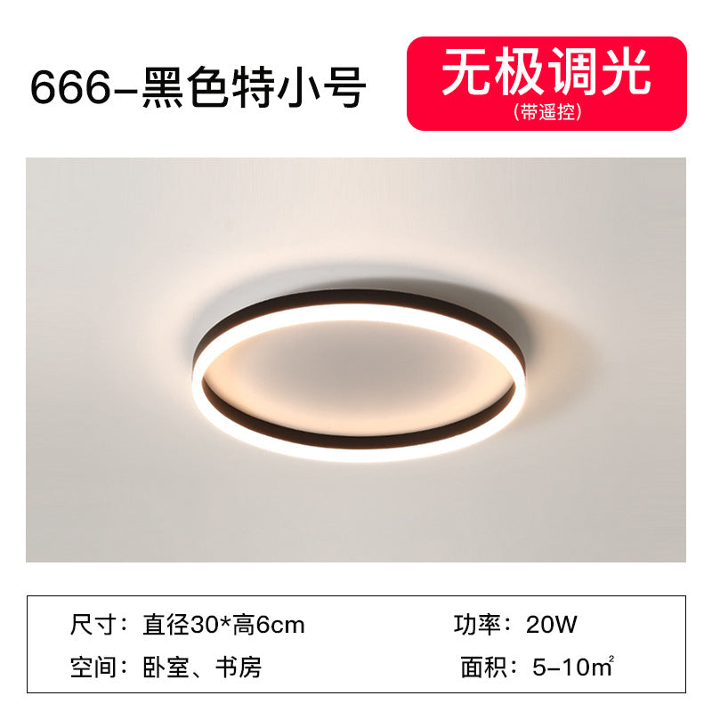 Ceiling Lamp led Bedroom Light Modern Minimalist Creative Ultra-Thin Nordic Master Bedroom Room Creative Personality Full Spectrum