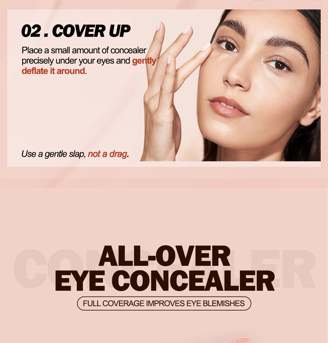 Powerful Concealer for Covering Tattoos, Dark Circles, Moisturizing, Brightening Concealer Liquid, Makeup Wholesale