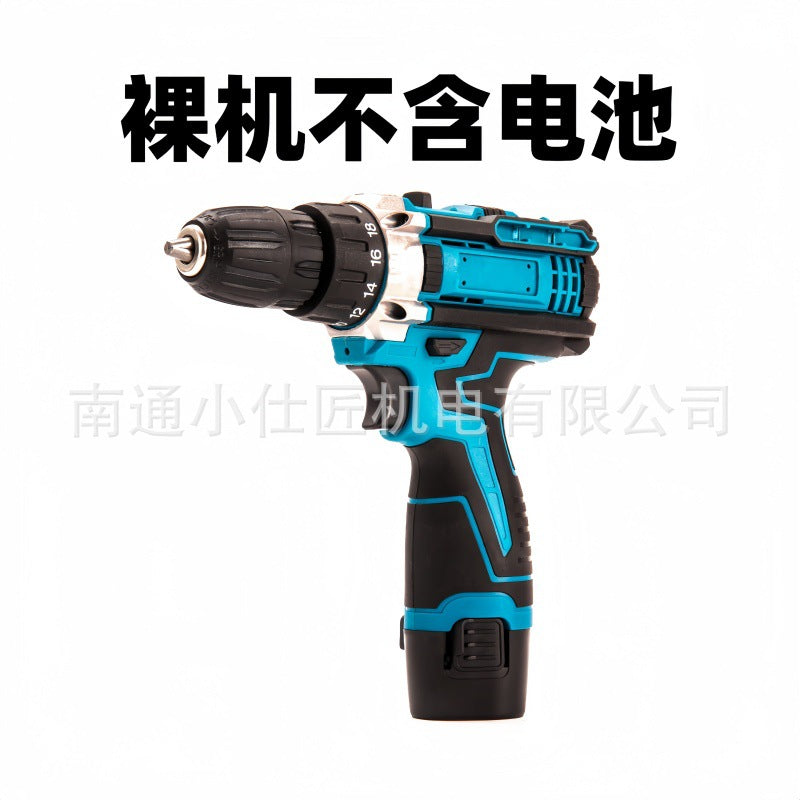 Cross-Border Foreign Trade Household Portable Lithium Electric Drill High-Power Multi-Function Wireless Rechargeable Pistol Drill Electric Screwdriver