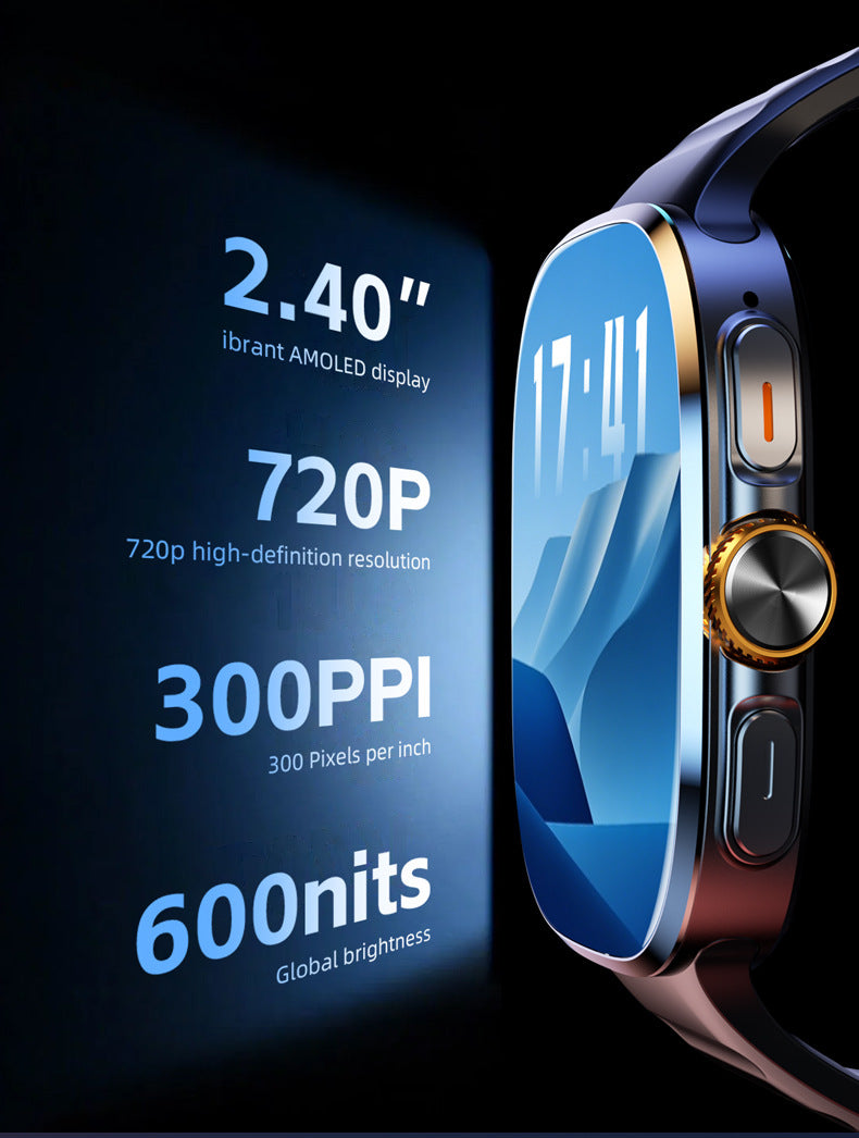 M99Smart Watch5G SIM Card Global Comm Google Store APP Download2.14inch Full Screen Touch Dual System