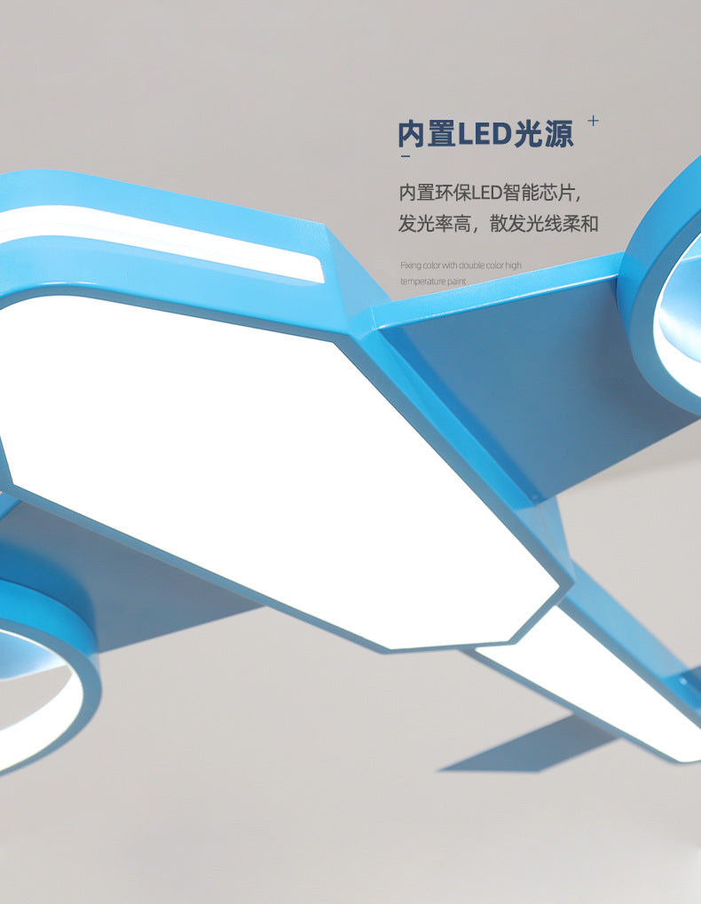 Airplane Lamp Children's Room Lamp Modern Simple Boy's Bedroom Lamp Creative Energy-saving Eye Protection led Wholesale Ceiling Lights