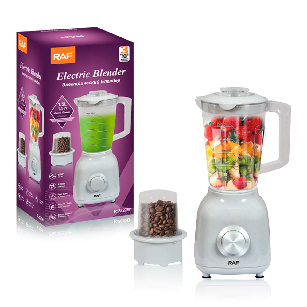 European Standard Blender for Home and Commercial Use, Smoothie Maker, Soy Milk Maker, Fruit Juicer, Plastic Cup Blender