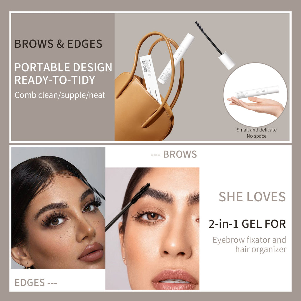 Eyebrow Hair Styling Stick brows & hair styling Silicone-free Alcohol Quick-Dry Long-Lasting Setting