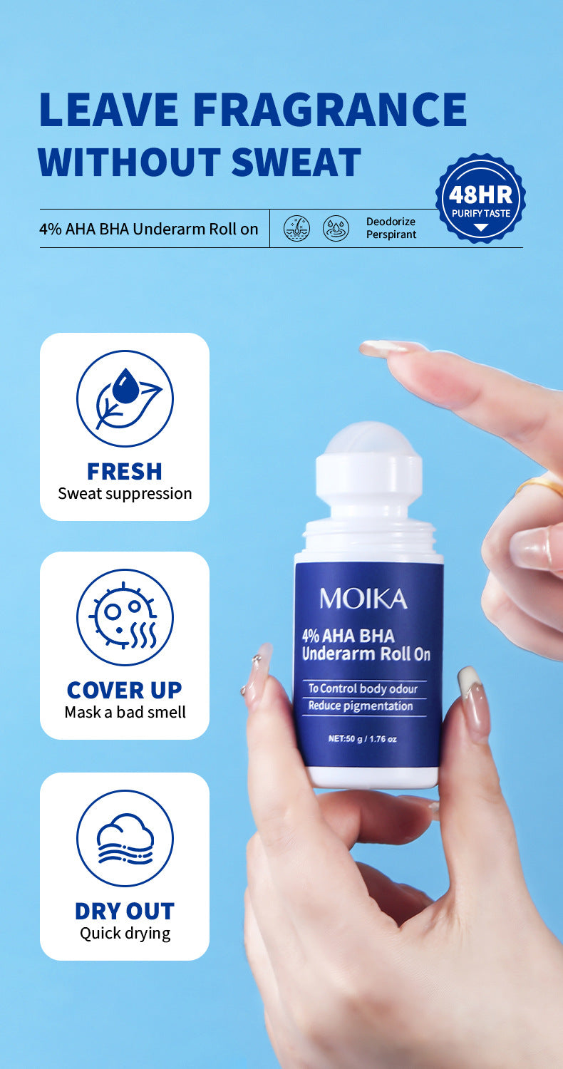 In Stock Underarm Deodorant Antiperspirant Salicylic Acid Roll-On Body Odor Eliminator Antiperspirant Deodorant
