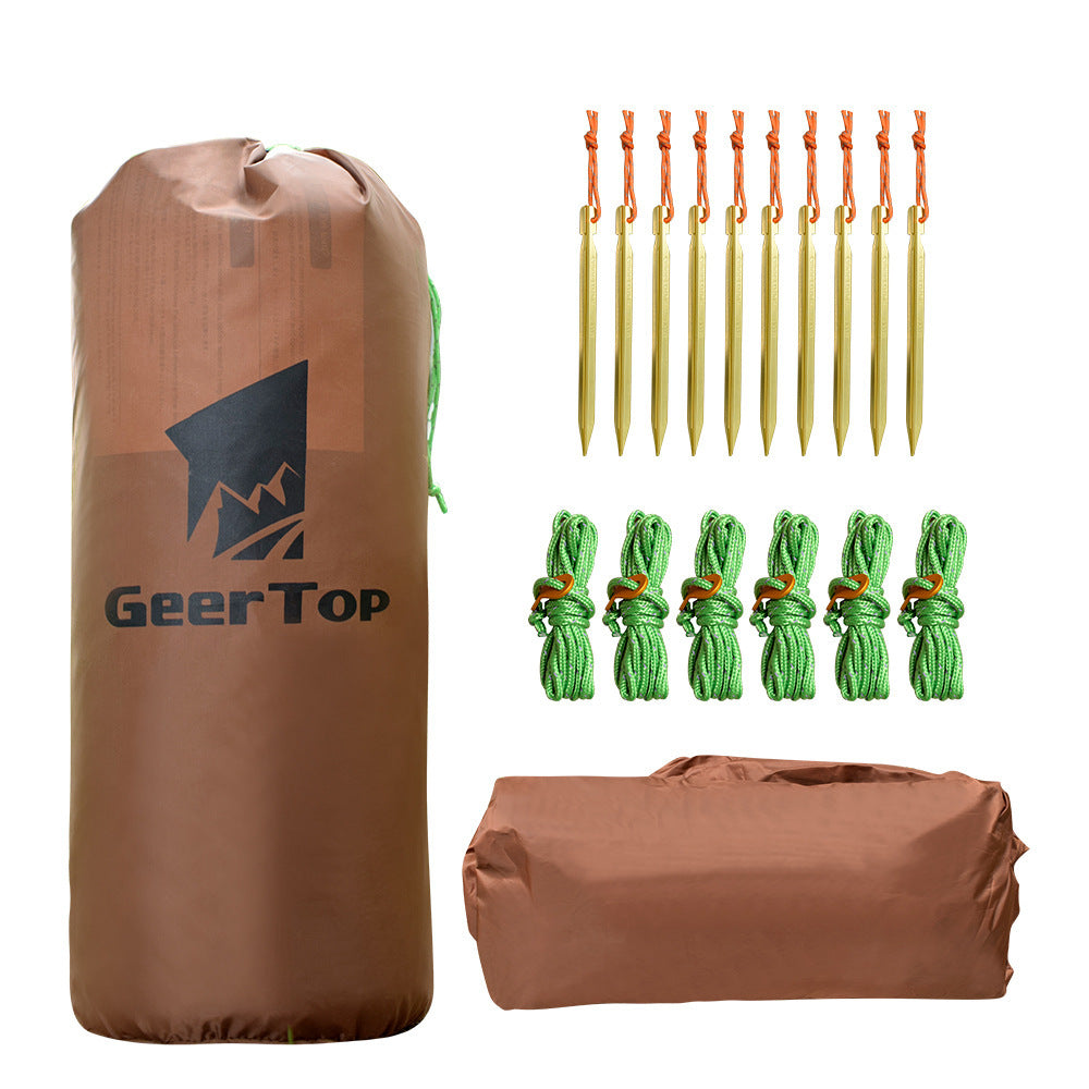 Indoor Double Shelter Ultralight Tent Canopy 2-in-1 Camping Waterproof Outdoor Portable Tent