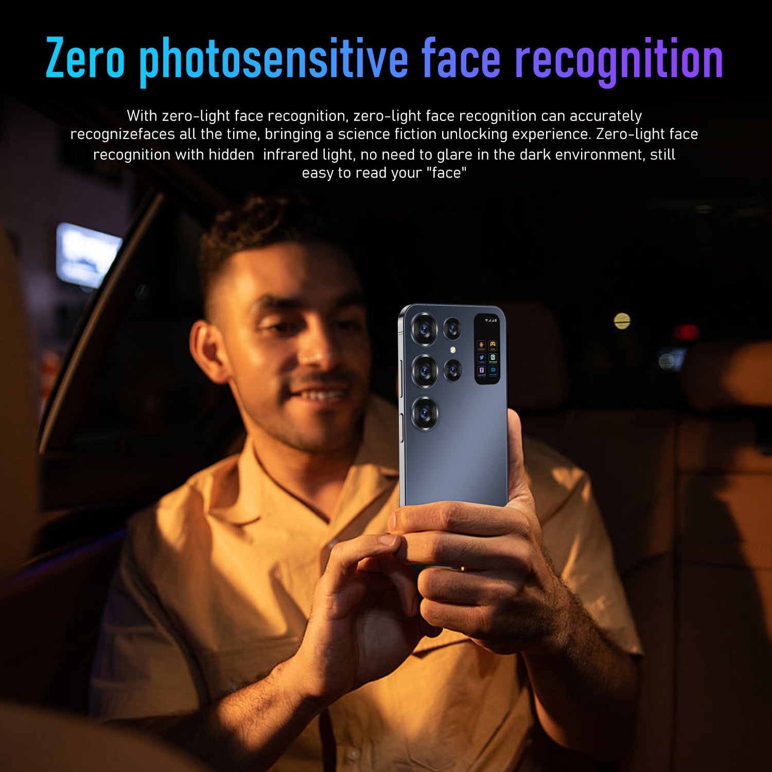 New S24 Ultra Android7.3Inch Perforated Large Screen Hot-Selling Bestseller5G Smartphone