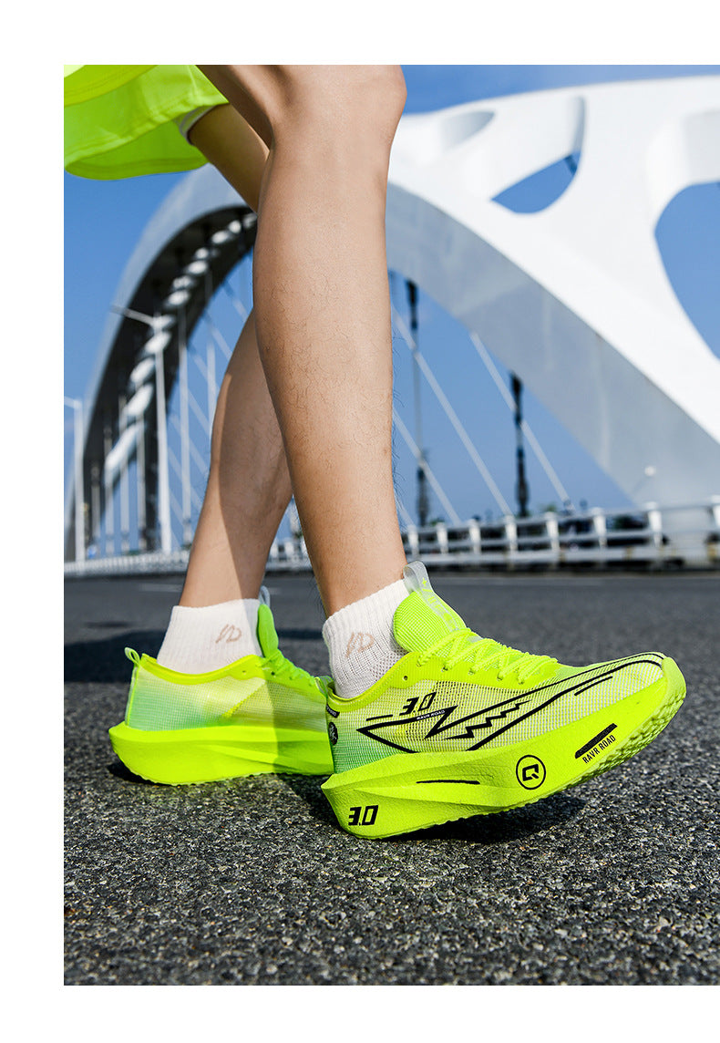 Summer New Hollow Breathable Lightweight Casual Sports Shoes with Super Soft Sole Carbon Plate Cushioning and Rebound for Fitness and Running