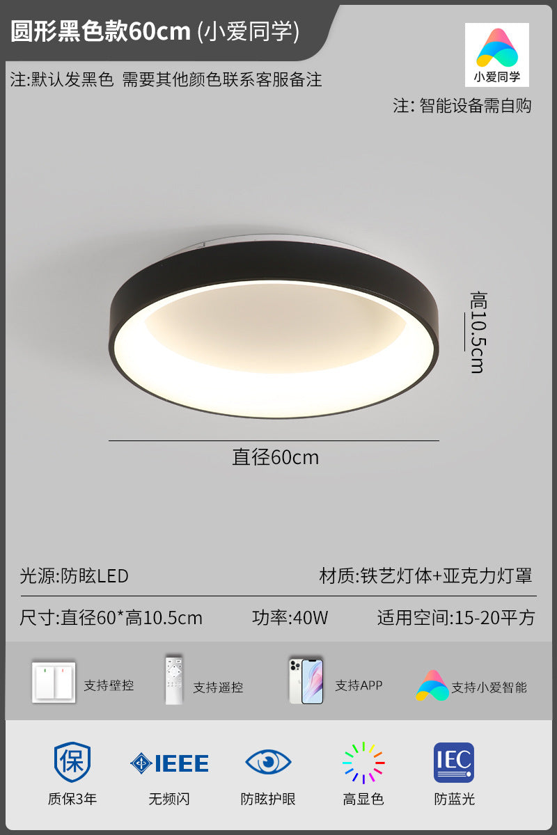 2025New Year's New Internet Celebrity Lighting Collection Master Bedroom Ceiling Light Simple Modern Nordic Style Room led bedroom lamp