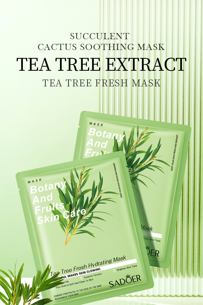 Fruit Mask SADOER Avocado Rose Hydrating Moisturizing Tablets Cross-border Foreign Trade Skincare Wholesale