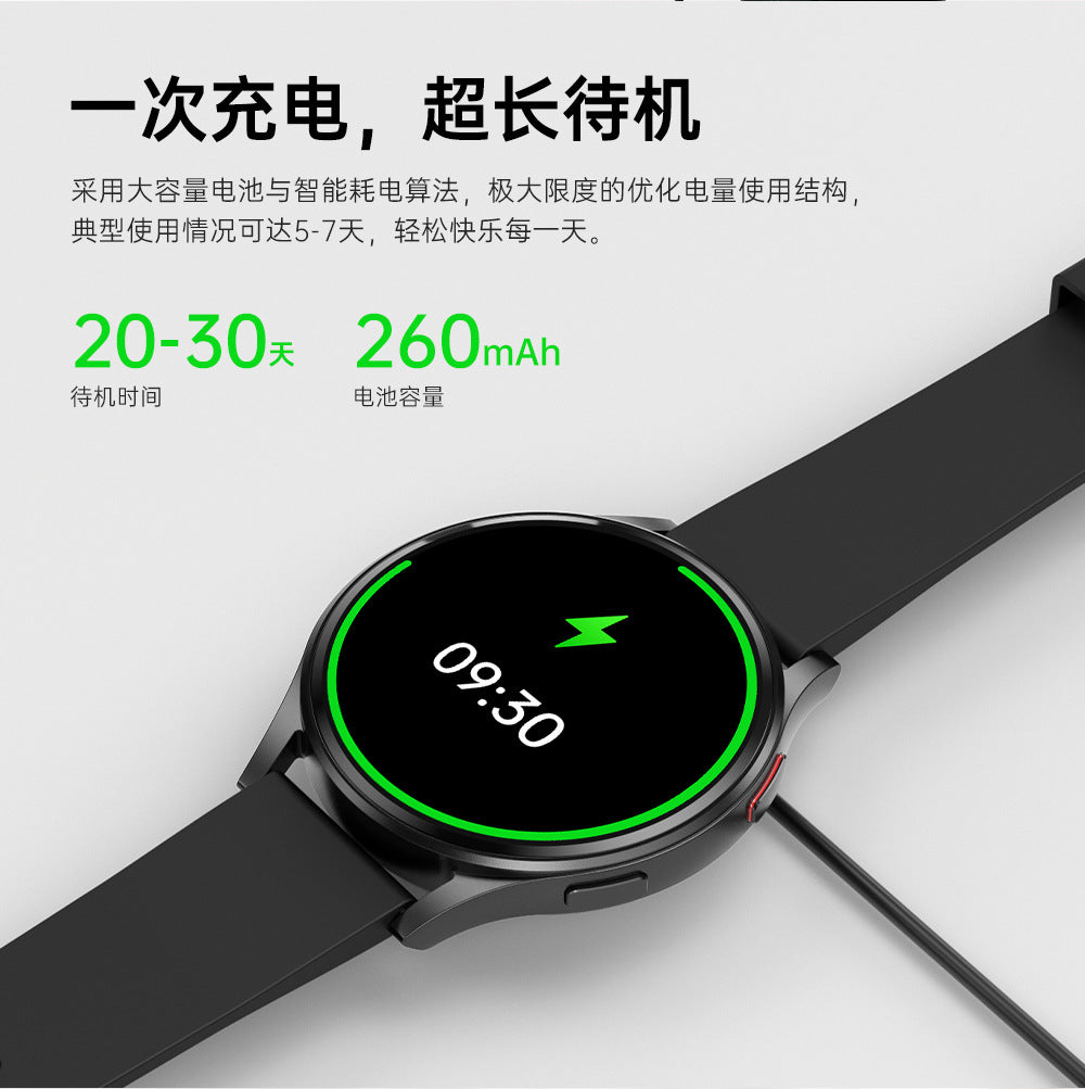 ge30Smart Watch amoled Round Screen Bluetooth Call Heart Rate Blood Pressure Blood Pressure HRV Smart Watch hband