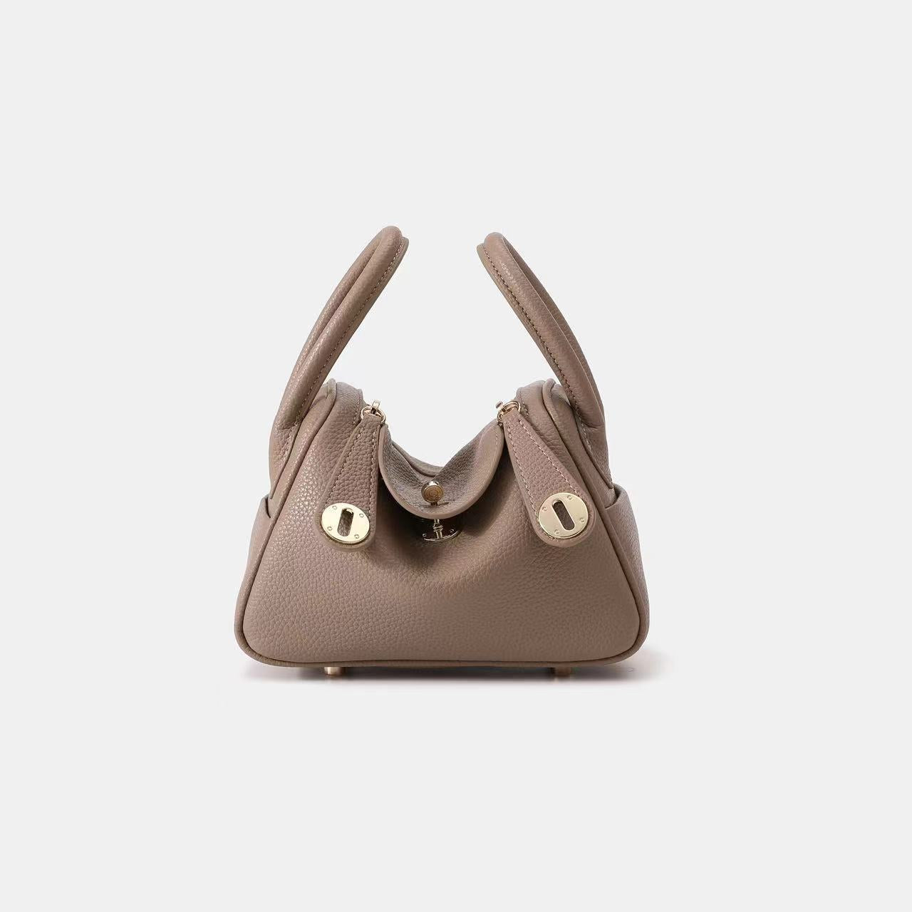 High-End Bag Doctor Bag Lindy Bag Lychee Pattern Women's Handbag Single Shoulder Crossbody Bag Pillow Bag Women's Bag