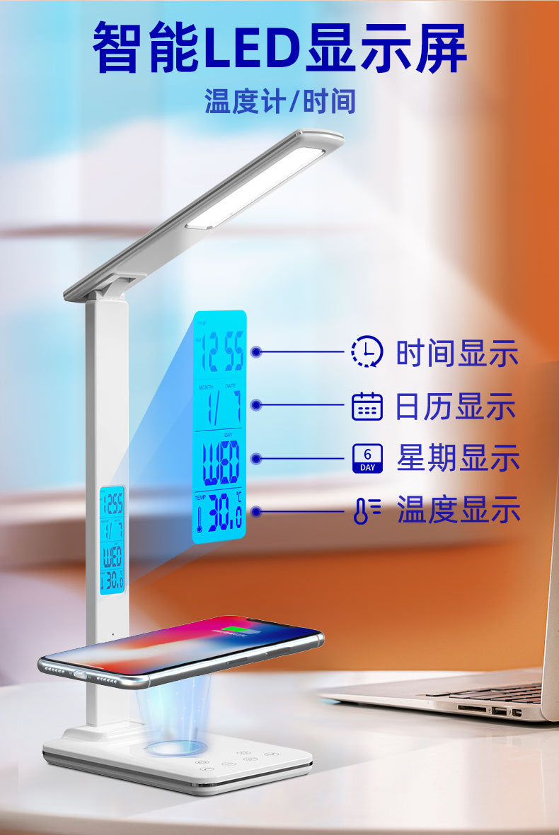 Custom Touch Dimmable Desk Smart Lamp Foldable Bedside Reading Lamp High-end Student Eye Protection Desk Lamp